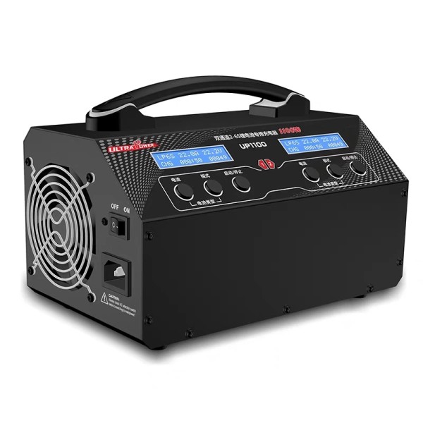 Ultra power UP1100 FPV-Ladegerät 2x550W 22A Doppel kanäle 2-6S Lipo/LIHV-Batterien gleichzeitig mit unabhängiger Strom versorgung